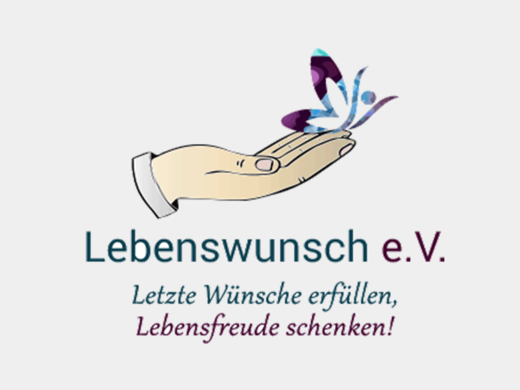 Lebenswunsch e.V. (Logo) – Letzte Wünsche erfüllen, Lebensfreude schenken!